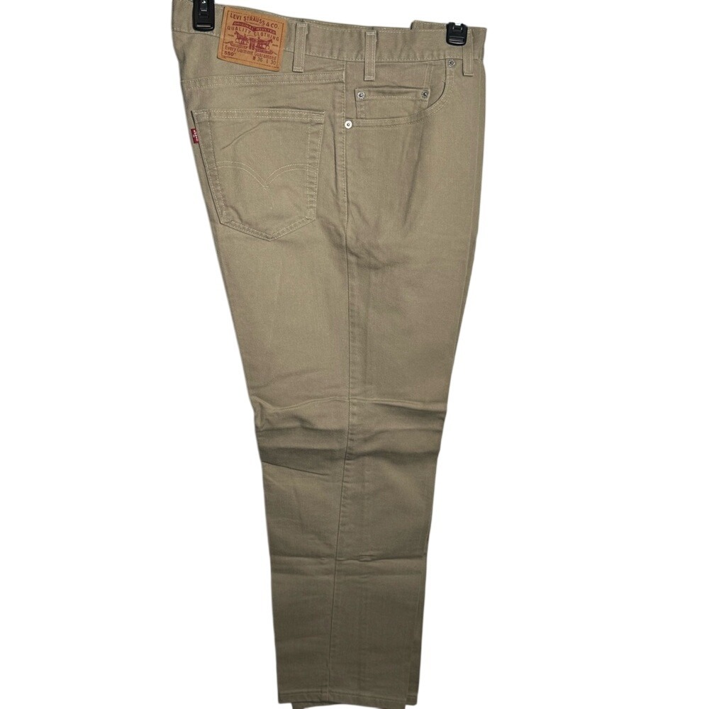 Levi's 550 Beige Relaxed Fit Jeans W36 L30